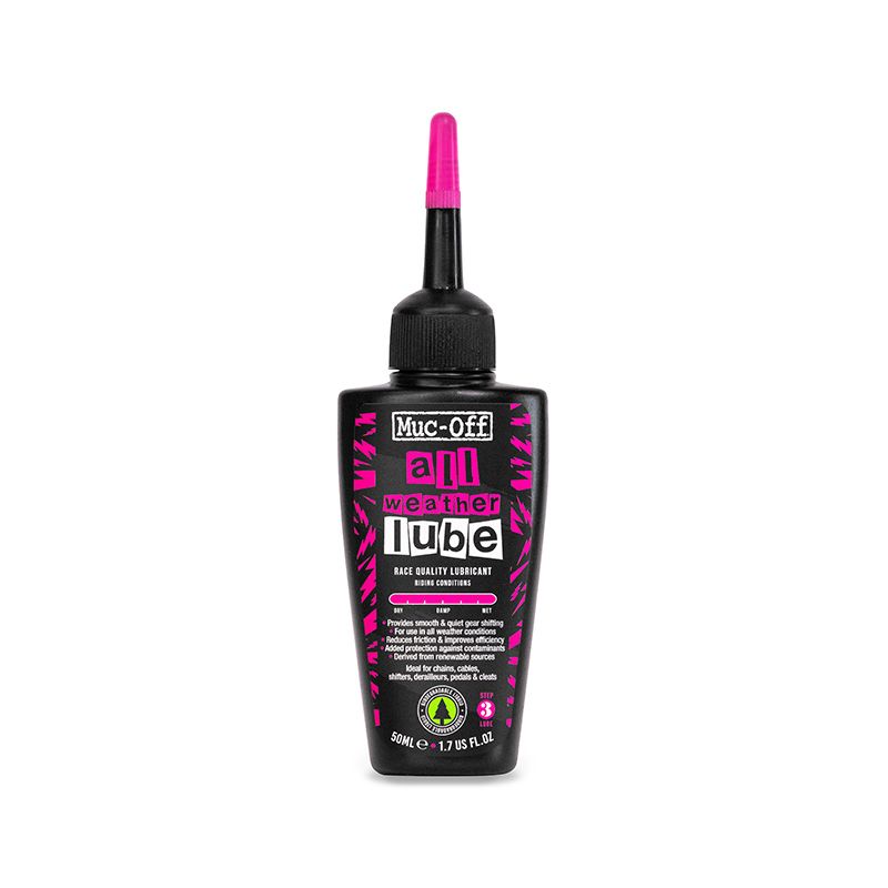MUC-OFF Lubricant Oiler Dry/Wet Weather 50 ML (All Weather Lube)