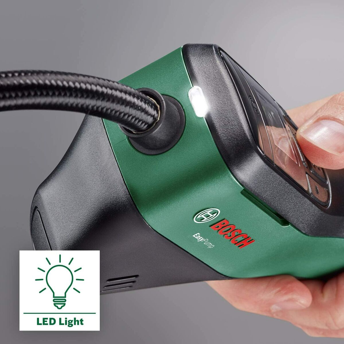 Hinchador Eléctrico BOSCH EasyPump – 10,3 Bar con Luz LED