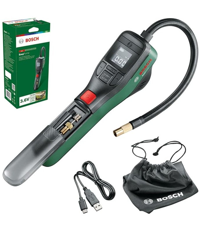 Hinchador Eléctrico BOSCH EasyPump – 10,3 Bar con Luz LED
