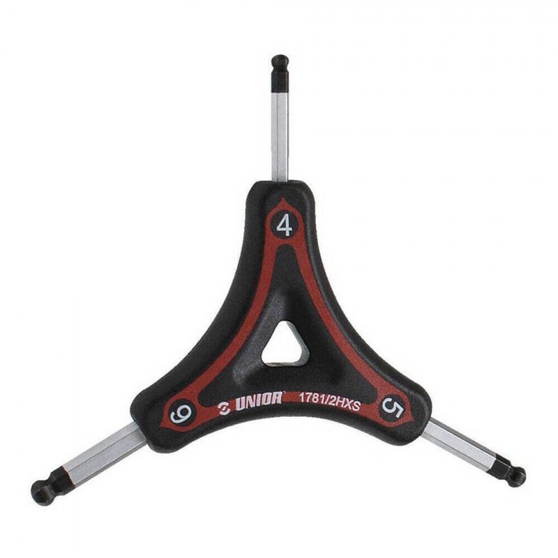 Llave Unior Hexagonal 3 Puntas 4 / 5 / 6 mm – 1781/2HXS