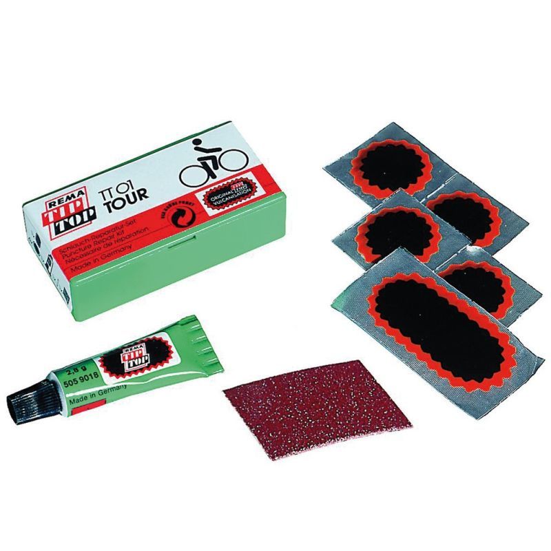 Caja de Parches TIP-TOP TT01 para Cámara de Bicicleta