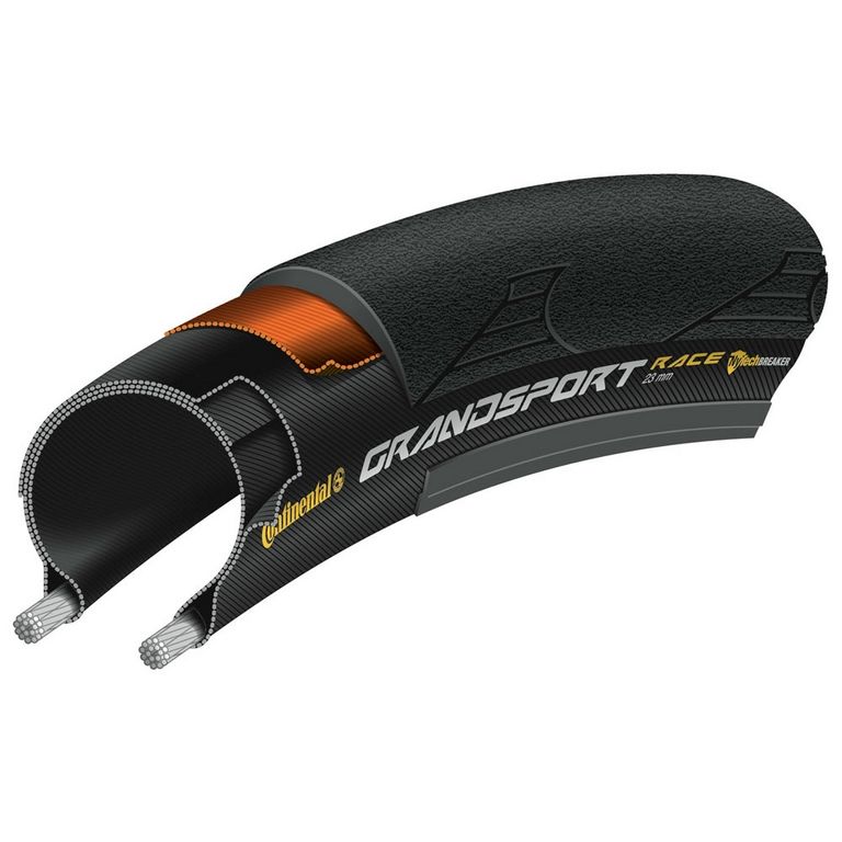 Cubierta Continental Grand Sport Race 700×28C – Plegable, Negra