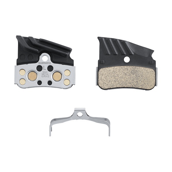 Pastillas de Freno SHIMANO N04C-MF Metálicas – Con Aleta (1 Par)