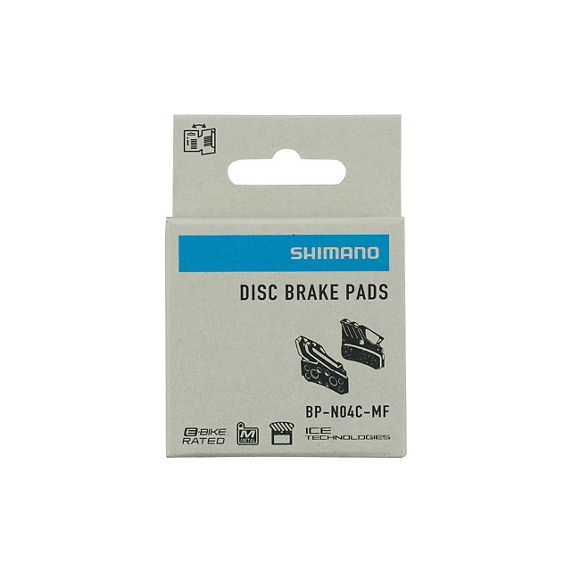 Pastillas de Freno SHIMANO N04C-MF Metálicas – Con Aleta (1 Par)