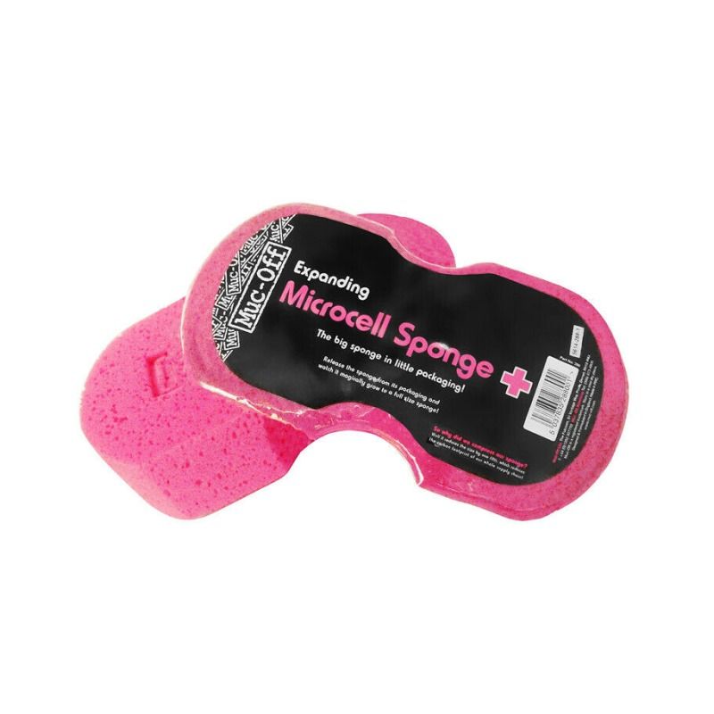 Esponja Muc‑Off Microcell Rosa para Limpieza de Bicicleta – Microcélulas