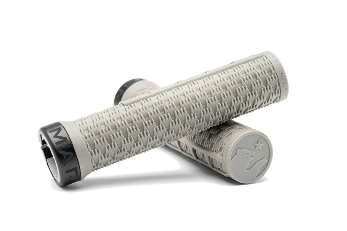 Puños Marin Bearpaw Locking Grip Grises MTB