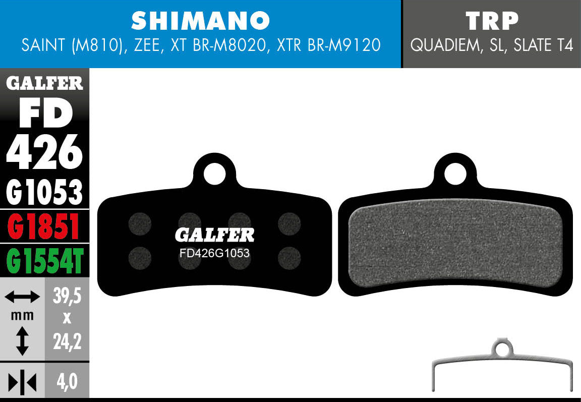 Pastillas de Freno Galfer Shimano Saint / Zee Disco FD426G1053