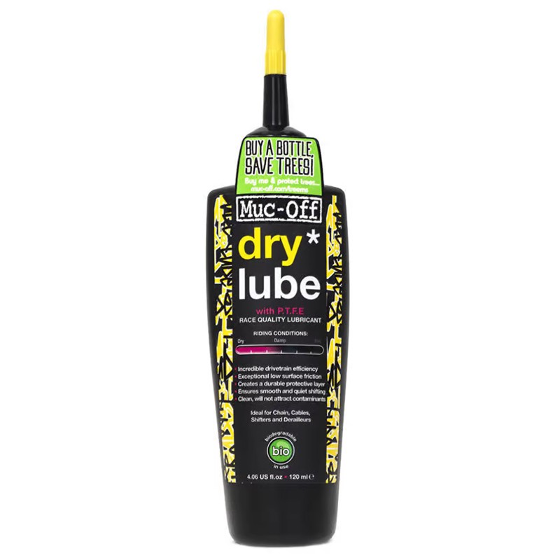 MUC-OFF Bio Dry Weather Chain Lube 120 ML (Dry Weather Lube)