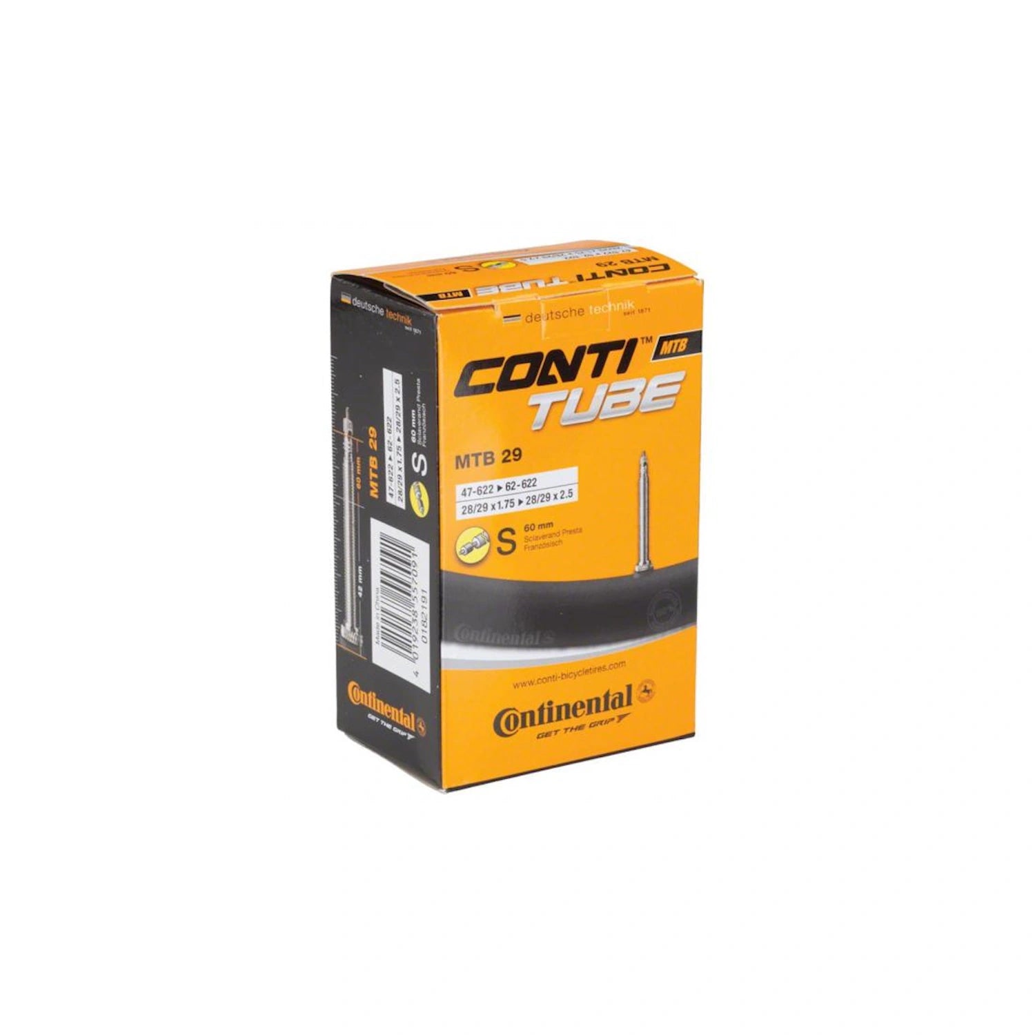 CONTINENTAL MTB 29x1.75-2.50 Presta 60MM (47-62/622) Camera