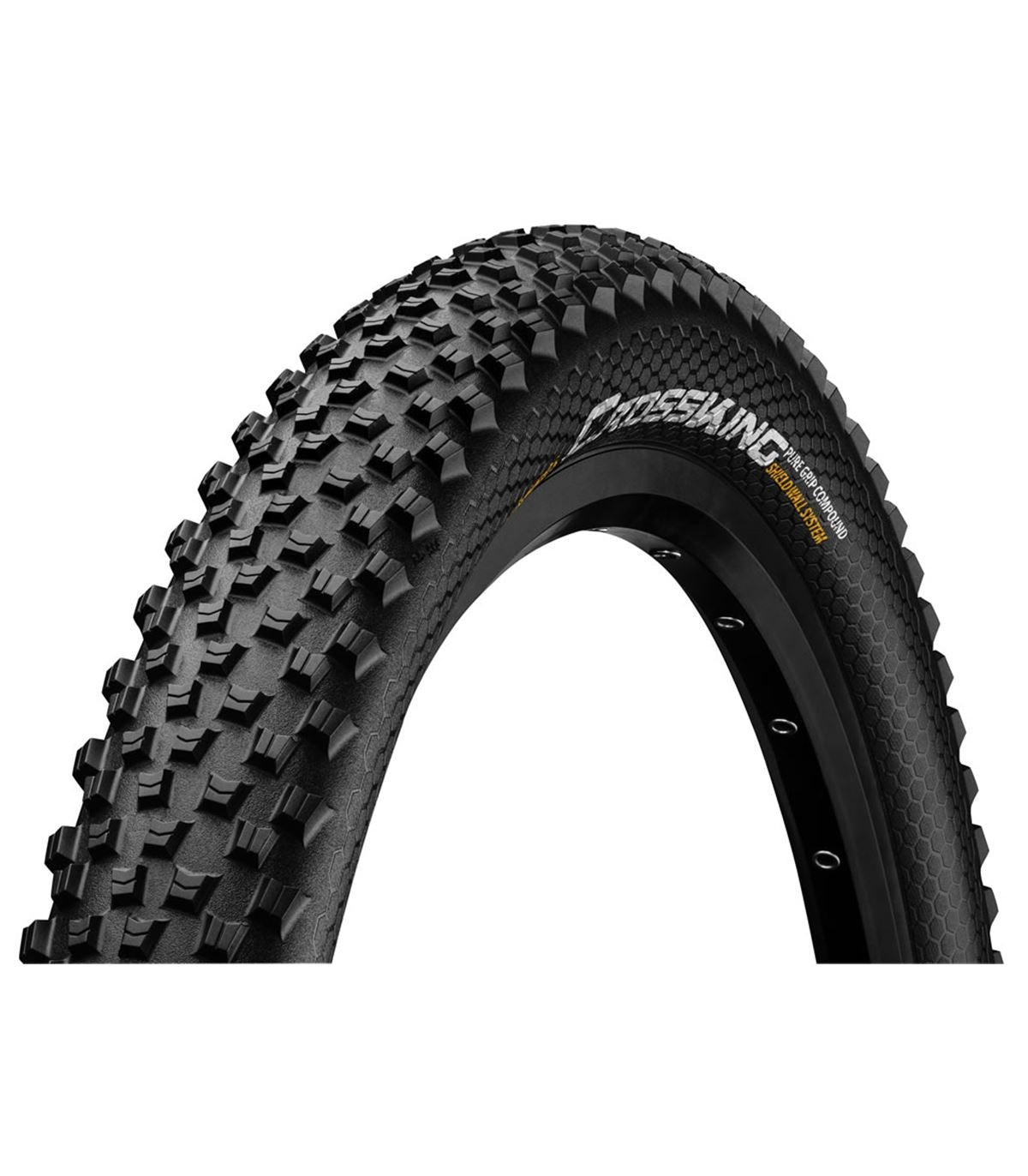 CONTINENTAL Cross King Tire 29x2.60 Shieldwall Tubeless Ready Foldable Black 65-622