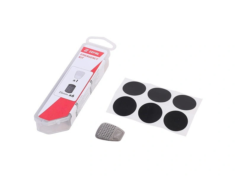 Kit Reparación ZEFAL Emergency 6 Parches con Lija de Acero