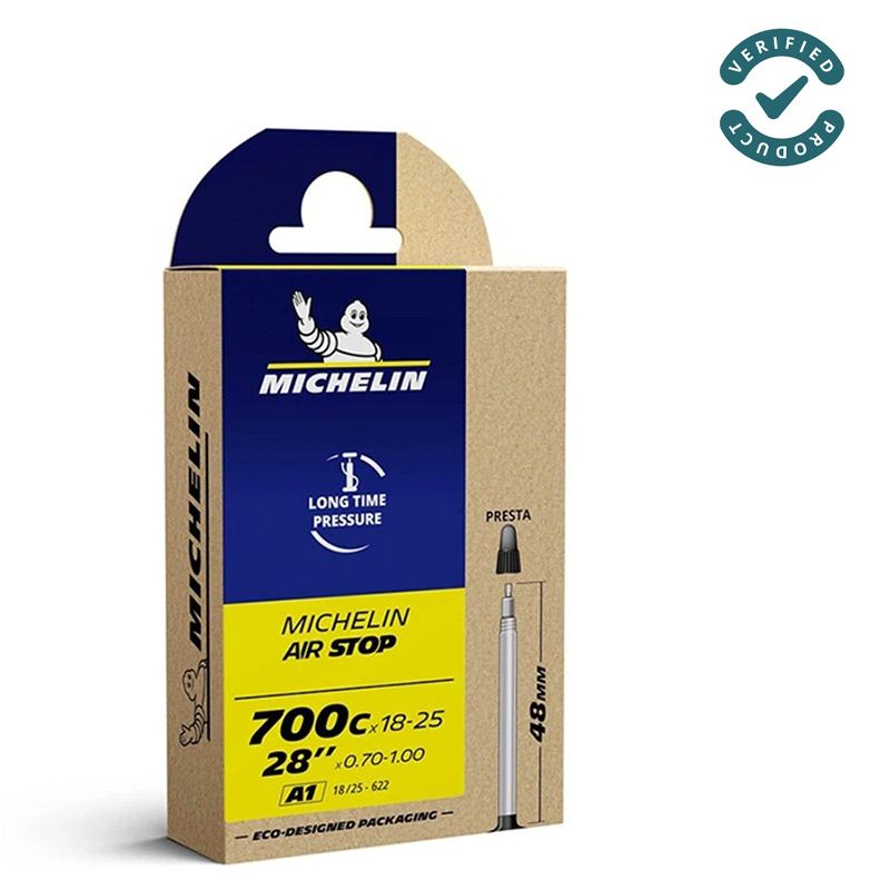 Cámara Michelin A1 Airstop 700x18-25 Presta 48 mm (18-25/622)