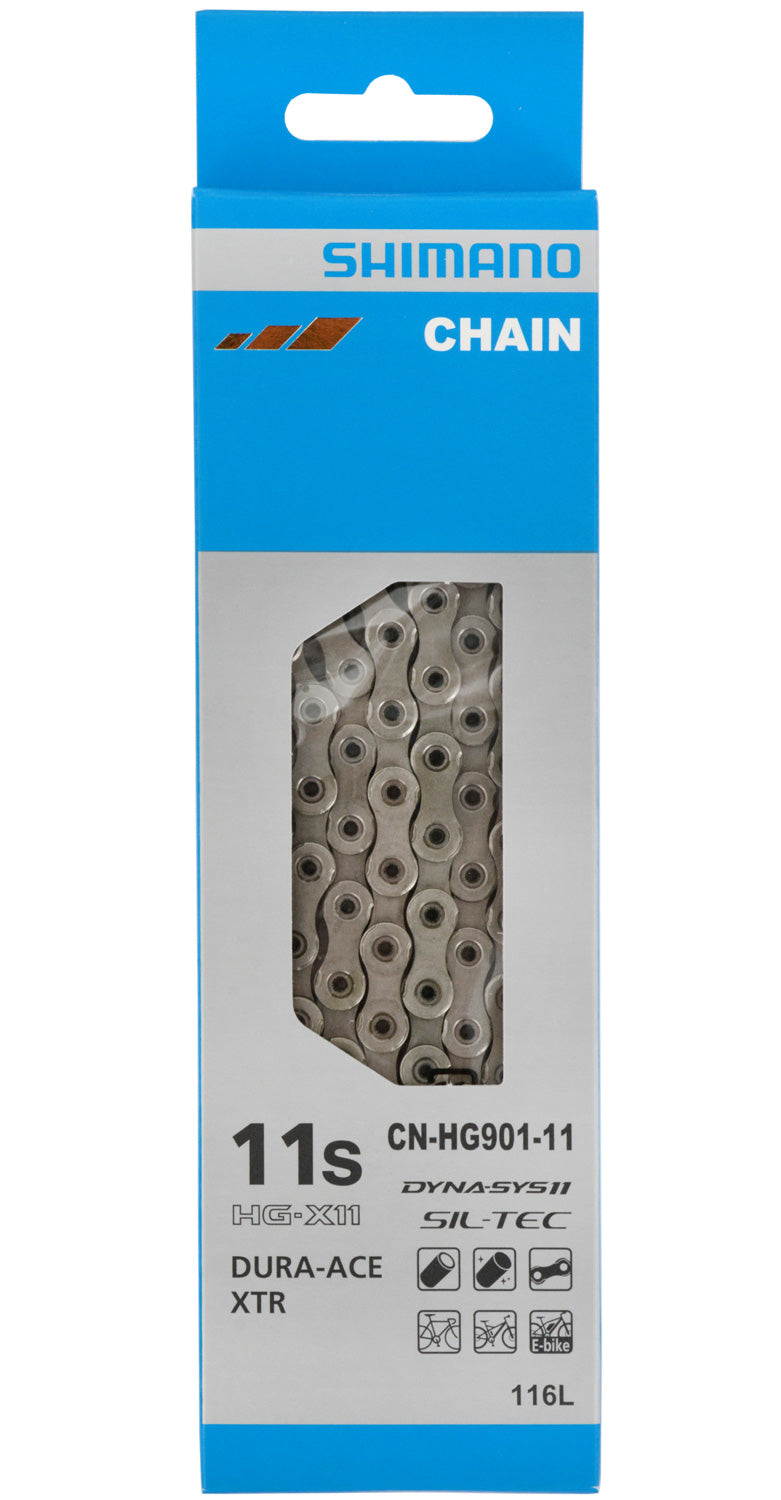 Cadena SHIMANO HG901 11V 116 Eslabones Road/MTB