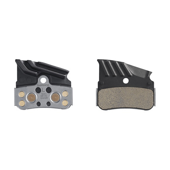 Pastillas de Freno SHIMANO N04C-MF Metálicas – Con Aleta (1 Par)
