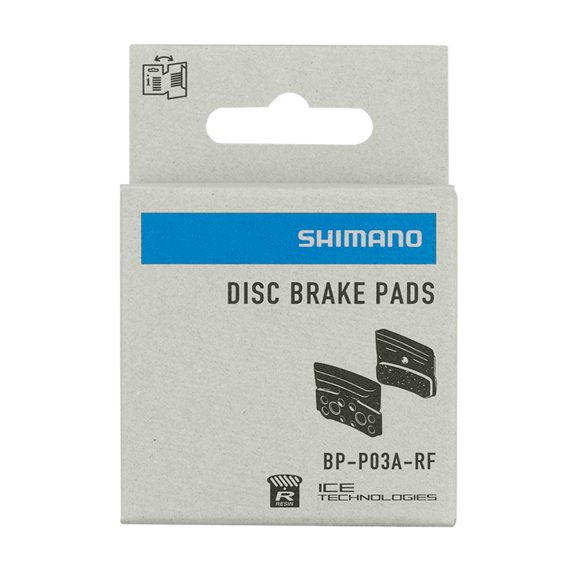 Pastillas de Freno SHIMANO BP-P03A-RF Resina con Aleta – 1 Par