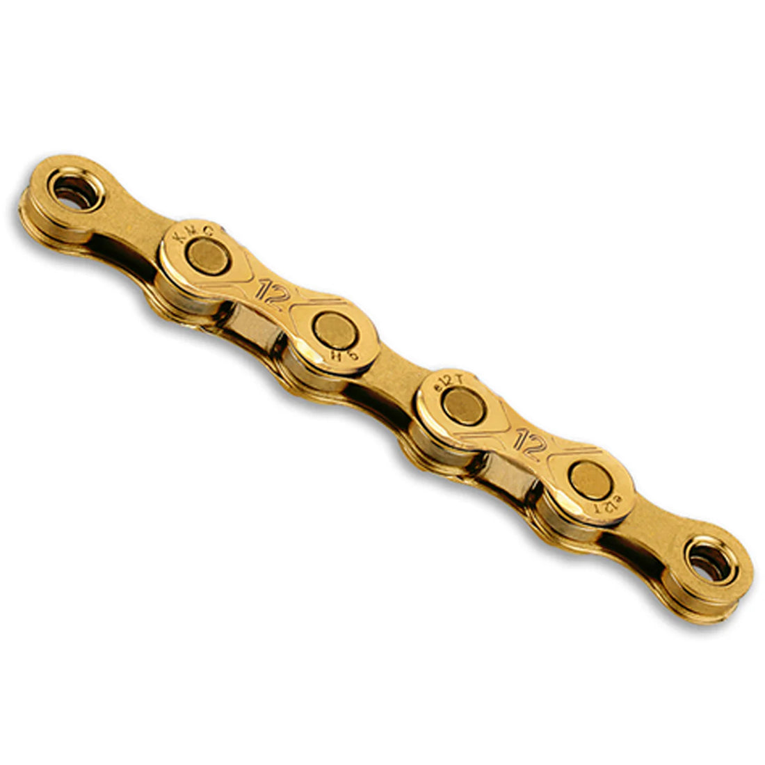 Cadena KMC E12 Ti-N (Oro) E-Bike 1/2x11/128 12V 130 Eslabones
