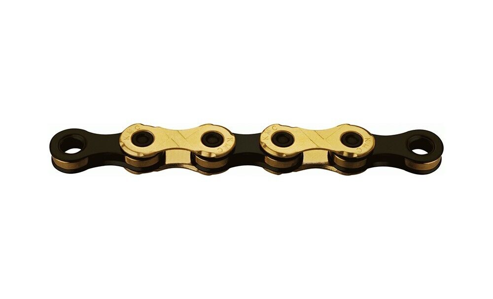 Cadena KMC X12 Ti-N (Oro)/Negro 12V 126 Eslabones