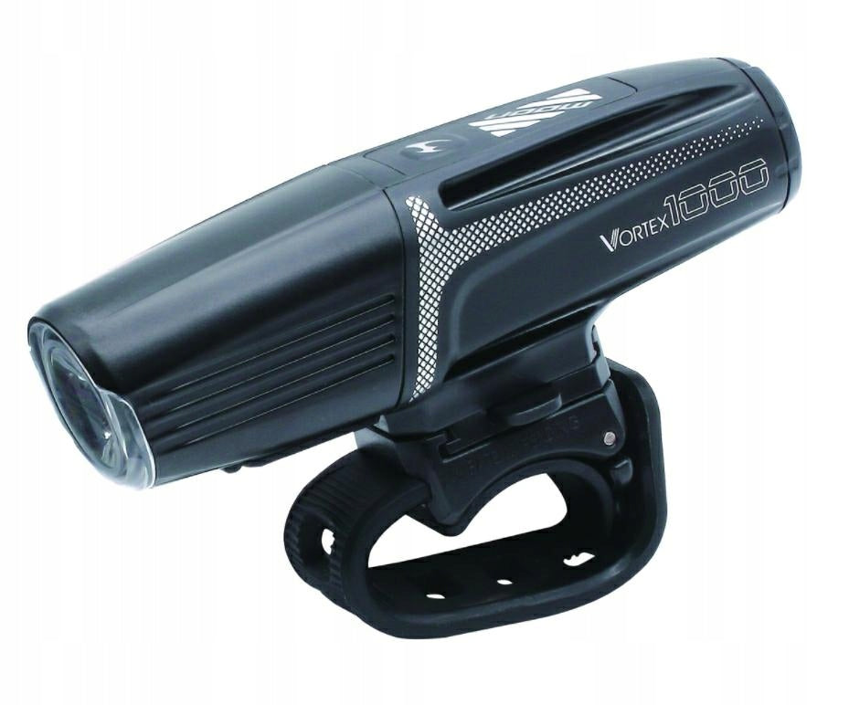 Luz Delantera Moon Vortex – 1000 Lúmenes, USB, Negro