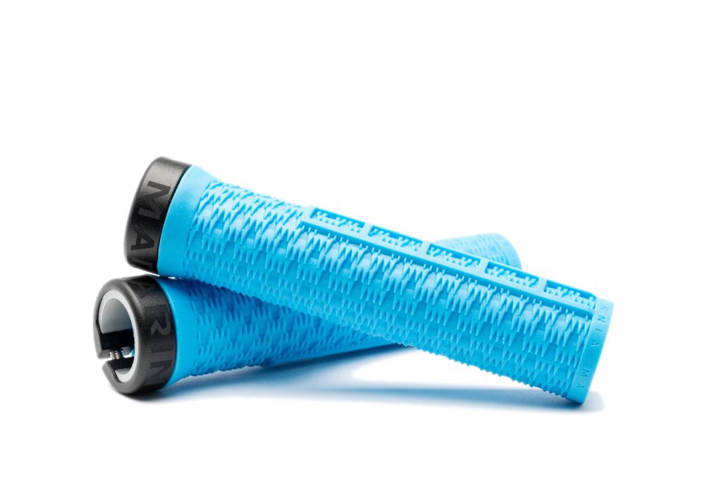 Puños Marin Bearpaw Locking Grip Azules MTB