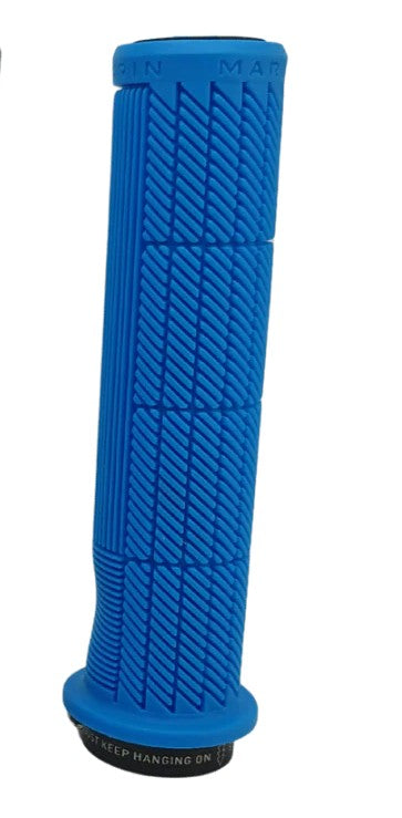 Puños Marin Grizzly Locking Grip Azules MTB