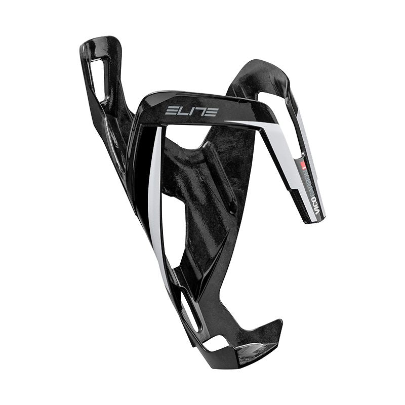 Portabidón ELITE Vico Carbono Brillante/Blanco