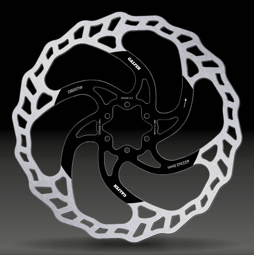 Disco de Freno GALFER DB007W Ø223X2.0MM 6 Tornillos