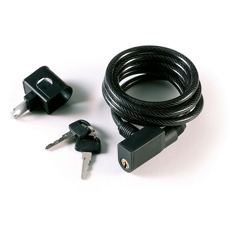 Candado de Cable Espiral Gurpil – 6 mm x 180 cm con Soporte