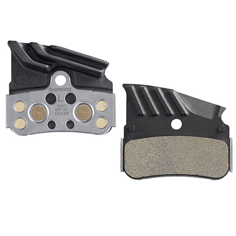 Juego de Pastillas de Freno SHIMANO N03A Orgánicas E-Bike Aleta Refrigeración XTR/DEORE XT/SLX