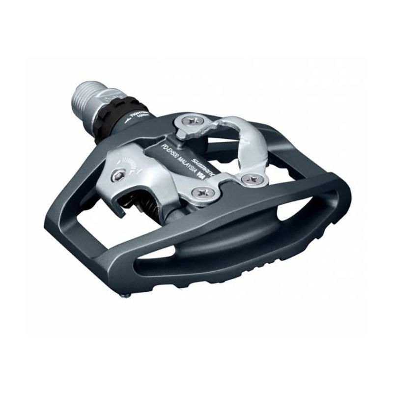 Pedales SHIMANO SPD PD-EH500 - Fijación 1 Cara, Sin Reflectante, Negro